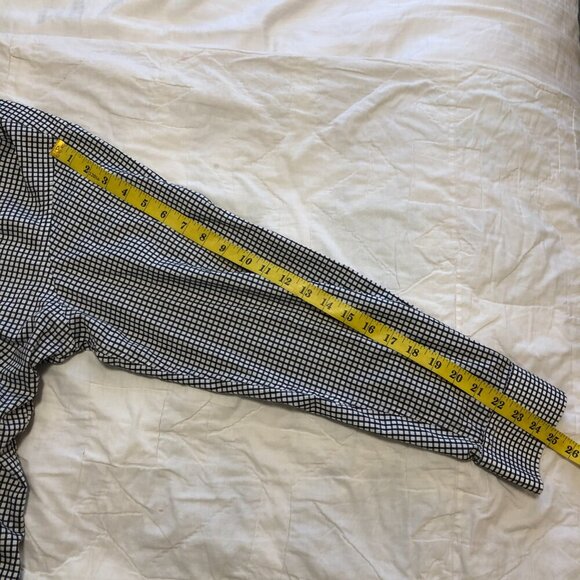Peter Millar Golf 100% Cotton Checkered Long Sleeve Button-Down Shirt Large - Picture 12 of 12